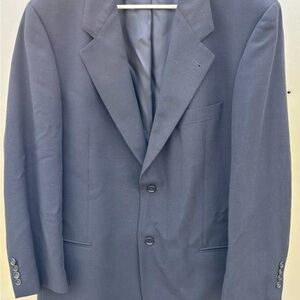 Hugo Boss Navy Blue Two-Button Sport Coat
